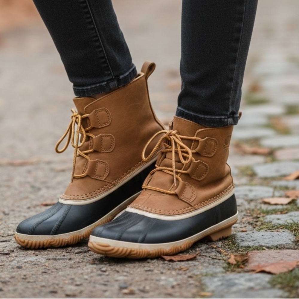 SOREL ankle rain boots